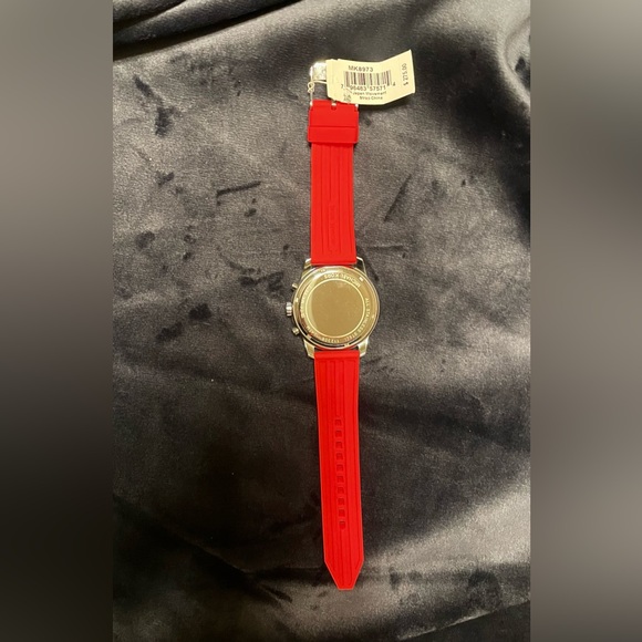MICHAEL KORS Men’s Watch Chronograph Red - Picture 3 of 8
